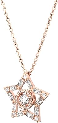 Stella necklace, star, white, pink gold plated, pink gold stone.. Whether you're in Lagos, Abuja, or anywhere in between, DIAYTAR Nigeria ensures your online shopping experience is smooth, affordable, and fast.
