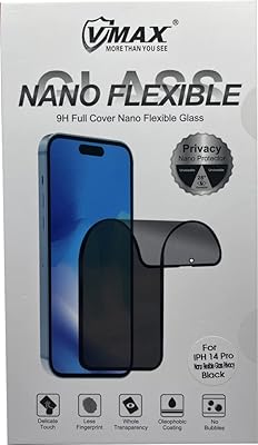 V -max nano screen protector with a degree of hardness of 9, with full flexible glass cover for iPhone (iPhone 14 pro).. Explore a world of choices with DIAYTAR NIGERIA's vast catalog and budget-friendly nationwide shipping.