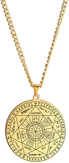 AMAKESAR SCEAGE PINDENTIVE OF THE SEVE Arcanges Pendant Salomon Tetragamaton Sigil Talisman Amulet For Men Woman, Zinc, Without Precious Stones.. Fast. Reliable. Affordable. DIAYTAR Nigeria is all that and more.