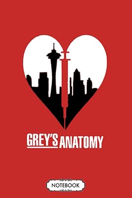 Greys Anatomy medical drama notebook: cover with a mat finish, newspaper, agenda, 6x9 120 pages, planner, university paper paper.. DIAYTAR NIGERIA brings the market to your screen with thousands of affordable products delivered to your door.