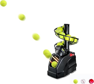 Tennis ball machine (up to 10 balls) self-training coach training equipment for beginners-child-ear.. Shop with purpose at DIAYTAR NIGERIA, where your money goes further and delivery is always prompt.