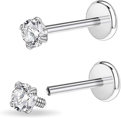 Interior drilling earrings in surgical steel 16g-18g oxide zirconium for tragus.. Experience retail satisfaction with DIAYTAR NIGERIA's comprehensive platform and prompt shipping service.