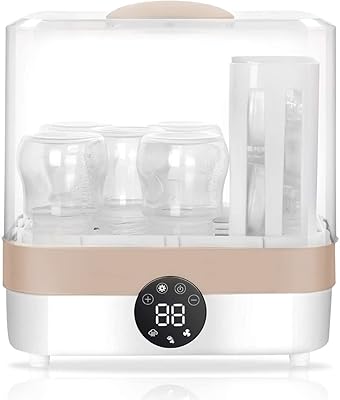 Biberon sterilizer, steam sterilizer for bottles, high -capacity advanced electric steam sterilizer, can contain up to 6 bottles.. DIAYTAR Nigeria offers great deals, a huge product variety, and delivery in under a week.