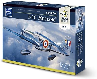 Arma Hobby Mustang Expert Kit on a 1/72 F -6C scale - plastic plane modeling kit, article n ° 70040.. DIAYTAR NIGERIA: Your partner in affordable e-commerce with dependable delivery across Nigeria.