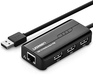 Ugreen - USB HUB 3.0 HUB 10/100MBS RJ45 Ethernet adapter with 3.0 ports compatible with Mac, Windows, Chrome and other computers - Black.. DIAYTAR NIGERIA connects you with thousands of products at competitive prices, delivered within a week.