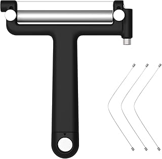 Kitchendo adjustable wire cheese slicer, 50 % more resistant cords with 2nd generation cord holding mechanism, cheese slicer in replaceable wire, quick replacement, dishwasher, with 3 additional cords.. Your shopping journey simplified with DIAYTAR NIGERIA's vast selection and budget-friendly shipping.
