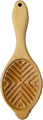 Traditional wooden cookie pan, muffin, maamoul pastry cake, cookie pan from the Middle East, greased.. DIAYTAR NIGERIA transforms desires into deliveries with our affordable prices and dependable shipping.