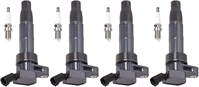 Hikaru Parts Kit of ignition coil and ignition logs compatible with Hyundai Kia Sonata Rondo Optima 2.4 L 2007-2009 UF611.. Shop smart with DIAYTAR NIGERIA, offering a vast product range delivered to your doorstep within a week.