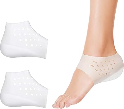 Invisible silicone interior soles to increase the height of the heel, heeling pads in silicone gel (1 pair), white, 1 pair (1).. DIAYTAR NIGERIA connects you with what you need at prices you'll love, delivered within 8 days.
