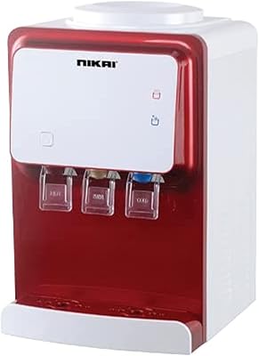 Distributor of loading water from Haut Nikai, hot water dispenser, cold and normal with cup holder for 5 gallons bottle, nwd1900t (white and red) "guarantee manufacturer 1 year".. Need it fast? DIAYTAR Nigeria ships in just 5 to 8 days nationwide.