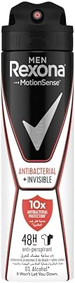 Rexona anti-transpiring deodorant in spray for men with protection 48 hours against perspiration and smells, antibacterial and invisible, keep you cool and dry, 150 ml.. Shop with purpose and save with DIAYTAR NIGERIA's extensive platform and nationwide delivery service.
