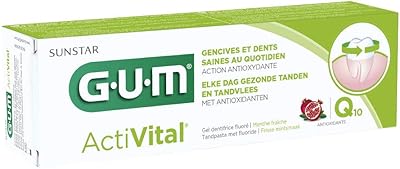 Daily use toothpaste with GUM Activital fluoride with mint taste.. DIAYTAR NIGERIA revolutionizes online retail with our extensive selection and dependable shipping service.