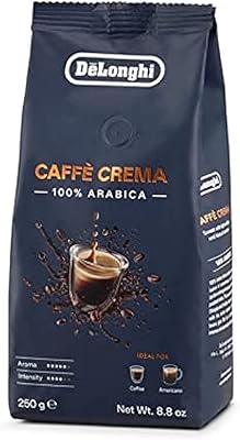 Coffee in whole grains of'longhi caffè crema, 250 grams, based on 100% Arabica coffee, ideal for coffee and Americano, DLSC602 model.. DIAYTAR NIGERIA delivers happiness in 5-8 days with our affordable and diverse product range.