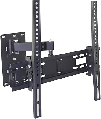 Wall support for LCD Leo Star TV, adapted to 36 "at 55" televisions, 180 ° rotation and 15 ° view + inclination, swivel hinge, Complete moving tv support, black.. Your ideal shopping companion, DIAYTAR NIGERIA offers unmatched variety with delivery within a week.