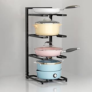 Organizer of pans and stoves with adjustable separators support for organizer.. Everything you want, delivered fast — DIAYTAR Nigeria does it better.