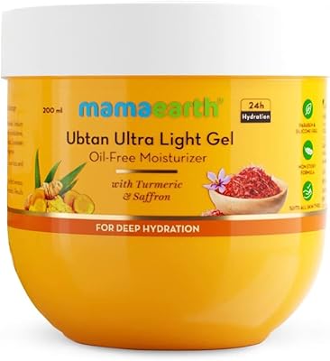 Mama Earth Earth ultra -light hydrating oil without oil for the face, body and hands of Ubtan with turmeric and saffron for deep hydration - 200 ml.. Unlock access to a wide range of products with DIAYTAR NIGERIA's affordable e-commerce platform.