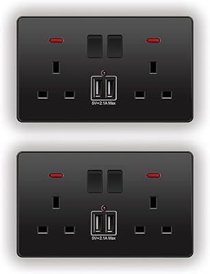 British wall outlet wall 2 -games USB Games Food plate 13A high charger.. Your complete retail destination, DIAYTAR NIGERIA combines extensive variety with prompt delivery.