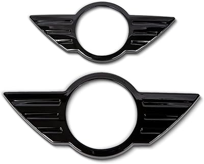 Brilliant black front and rear badge cover for Mini Cooper Countryman R60 MK1.. Nigeria's favorite online shopping platform, DIAYTAR offers unbeatable prices and delivery within a week.