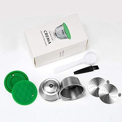 Mg Coffee 2 pieces in stainless steel dolce gusto rechargeable capsules reusable coffee filters compatible with dolce gusto mini mi genio piccolo escalation circo (silver).. Shop smarter with DIAYTAR Nigeria — affordable prices and a wide product range delivered in just 5 to 8 days.