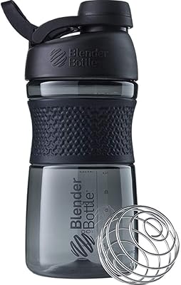 Blenderbottle Sport mixer bottle with Tritan Grip Twist cover, 20 Oz, Black 20 Oz, C03246.. DIAYTAR NIGERIA: Your partner in affordable online retail with reliable shipping across Nigeria.