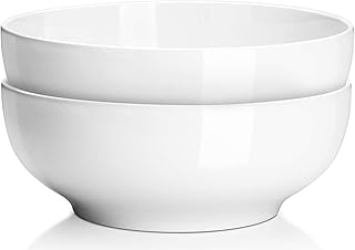 Set of 2 dowin porcelain service bowls of 2 1/2 pints - Set of salad bowls/white pasta, stackable.. Shop like never before with DIAYTAR NIGERIA's comprehensive marketplace and budget-friendly shipping.