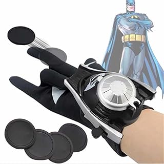 Black launch gloves Superman, children's gift - superhero role -playing game, children's toy over 4 years old (Superman).. Shop without limits at DIAYTAR NIGERIA and receive your purchases at budget prices within the week.