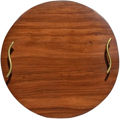 Holder board | cheese board | Extra large 41 cm | Metal handles | 100% solid rosewood | Meatboard | grilling board | service board.. DIAYTAR NIGERIA combines extensive product options with budget-friendly prices, delivered in 5-8 days.