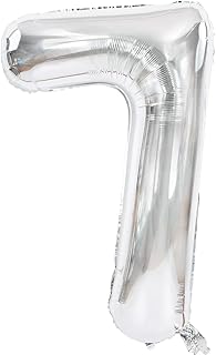 40 "Silver Balloons Large figure 0-9, Helium Balloons number 7, Aluminum balloons mylar large figure 7 for birthday and birthday decorations.. Shop smart with DIAYTAR NIGERIA, offering a vast product range delivered to your doorstep within a week.