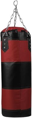 Bobby AE MMA empty strike bag (red and black, 70 x 27 cm).. DIAYTAR NIGERIA delivers more than products - we deliver affordable shopping satisfaction nationwide.