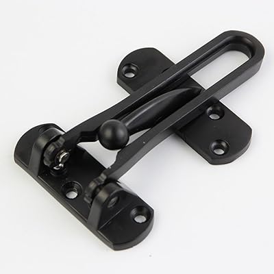 Safety and robust zinc alloy junrion safety chain, adapted to the house, the hotel, the house and the interior places with the anti -theft chain clip (black).. Your home for smart shopping — DIAYTAR Nigeria delivers fast and cheap.