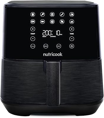 Nutricook Air Fryer 2 1700 Watts Digital control panel with screen.. Discover endless possibilities with DIAYTAR NIGERIA's comprehensive catalog and reliable delivery service.