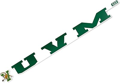 Vinyl sticker with name and logo of the University of Vermont, for laptop, water bottle, car, scrapbooking (15 inch sticker).. DIAYTAR NIGERIA brings the market to your screen with thousands of affordable products delivered to your door.
