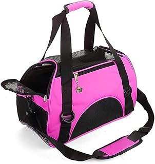 Foldable and comfortable transport bag approved by airlines for cats, kittens, dogs and puppies (size s, pink).. DIAYTAR NIGERIA transforms how Nigerians shop with our affordable prices and dependable shipping times.
