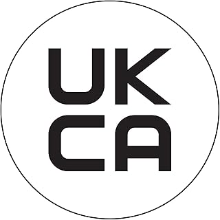 UKCA stickers - 15 mm in diameter - White vinyl sticker - The price is per pack of 1000 UKCA stickers (P/no.ukca15a).. DIAYTAR NIGERIA: Your partner in affordable online shopping with dependable delivery within 8 days.