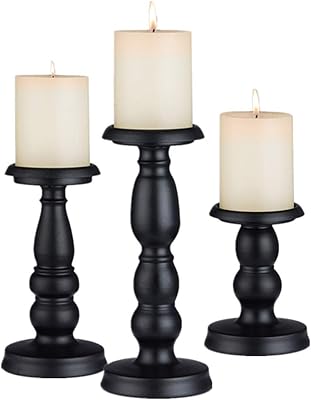 Set of 3 pillars candlesticks, candlelit table decoration, retro candle holder for chimney decoration, size s+m+l.. Discover thousands of products on DIAYTAR Nigeria — from fashion and electronics to home goods. We guarantee quick delivery and competitive pricing across the board.