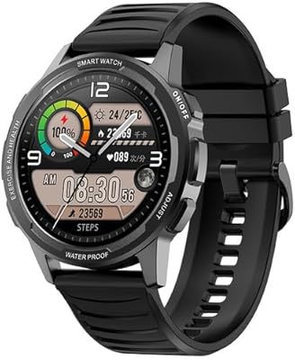 AESMART - Intelligent Sports Watch Large HD 360 * 360 for Androids/Health and Fitness Appliances with blood pressure rate (black).. DIAYTAR NIGERIA makes luxury accessible with our affordable prices and dependable delivery service.