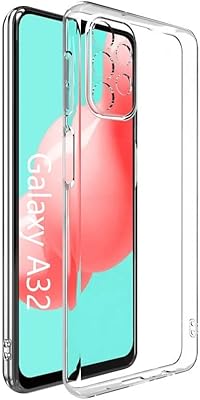 Samsung Galaxy A32 5G shell, transparent shell with camera protection, anti-yellow rear shell for Samsung Galaxy A32 5G (transparent).. Your one-click solution to affordable shopping, DIAYTAR NIGERIA delivers quality products nationwide.