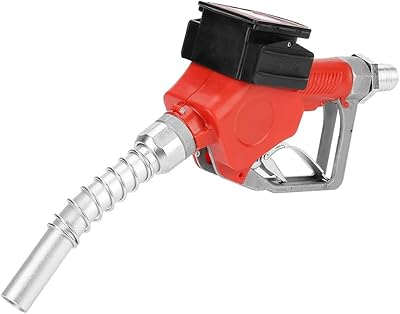 Automatic fuel nozzle gun with flow meter, digital oil dispenser for fuel filling, diesel kerosene petrol, red.. Experience the ease of one-stop shopping with DIAYTAR NIGERIA's diverse catalog and nationwide delivery.