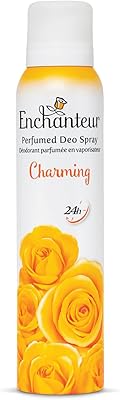 Charming enchanting fragrant deodorant with anti -transplant protection 24 hours - 150 ml.. Shop from Nigeria's largest product selection at DIAYTAR, with budget-friendly prices and swift delivery.
