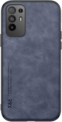 Kibosh Silk Cover For Oppo A95 5G/A94 5G/F19 PRO+ 5G/RENO 5Z - Shock absorption cover with integrated metal plate for OPPO A95 5G/A94 5G/F19 PRO+ 5G/RENO 5Z - Blue.. DIAYTAR NIGERIA: Your affordable marketplace with reliable 5-8 day shipping across Nigeria.