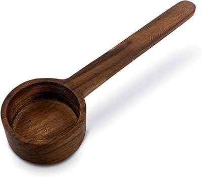 Long sleeve coffee shovel, teaspoon in black walnut wood, measure for ground grains or tea, 1 tablespoon, kitchen accessories for the house, 10g.. Your complete shopping solution, DIAYTAR NIGERIA offers extensive choice with competitive prices and delivery.