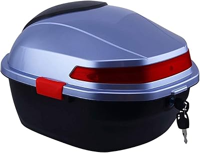 Luggage chest for motorcycle, for motorcycle, 16 x 16 x 12 inches, can contain a helmet (color: e).. DIAYTAR NIGERIA: Transforming how Nigerians shop with our vast selection and nationwide delivery.