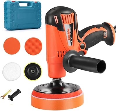 Electric polishing machine for 600 watts car, 6 variable speeds with removable handle and wool foam pad for polishing, polishing and car polishing floors.. DIAYTAR NIGERIA: Your trusted marketplace that combines variety, affordability and reliable shipping.