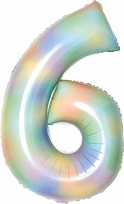 Amscan 9913139 Balloon An Aluminum N ° 6 ARC-A-CIEL PASTEL 25 ".. Experience shopping satisfaction with DIAYTAR NIGERIA's vast selection and budget-friendly delivery options.