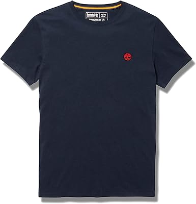 Timberland TFO Slim Fit Jersey Bluelogo Round neck t-shirt on the left chest for men.. DIAYTAR NIGERIA: Where every Nigerian finds what they need at prices they can afford, delivered promptly.