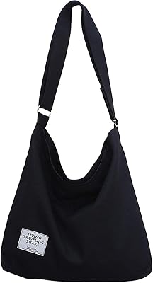 HOBO Large canvas tote bag for women with casual shoulder cotton travel and use.. DIAYTAR Nigeria: Your one-stop online shop with unbeatable prices and nationwide delivery in under 8 days.