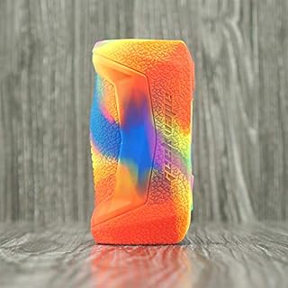 Textured silicone shell Kingitech for geek fab aegis solo 100w box mode for aegis solo protective cover in sticky rubber (rainbow).. Your shopping dreams realized through DIAYTAR NIGERIA's affordable platform with reliable delivery times.