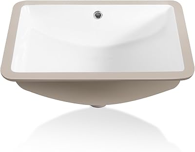 Sinber rectangular bathroom sink in 21 inch plane with ceramic overflow white finish C1312-ol.. DIAYTAR NIGERIA connects you with thousands of products at competitive prices, delivered within a week.