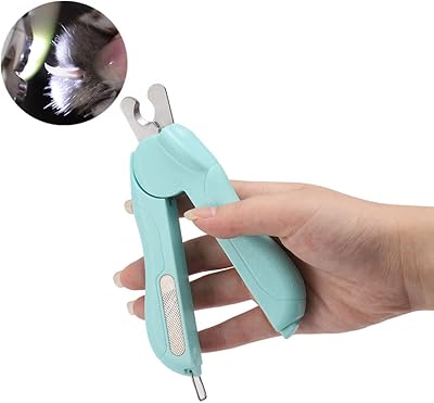 Newstyle chat clips with LED light, chat nail clips with free nail files, nail cutters for small dogs, safety protection to avoid cutting (green).. DIAYTAR NIGERIA: Where every shopping need is fulfilled with affordable prices and nationwide shipping.