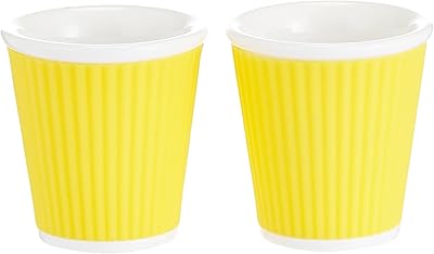 Wave cups Les Artists 3 Oz - Pantone 116 C, Lot of 2 - Yellow.. Shop with ease at DIAYTAR NIGERIA and enjoy our extensive product range delivered at affordable rates.
